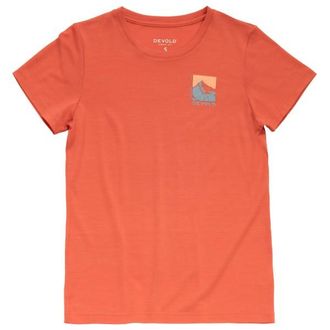 Devold Classic Summit Tee Merinoshirt f&uuml;r Damen | rot