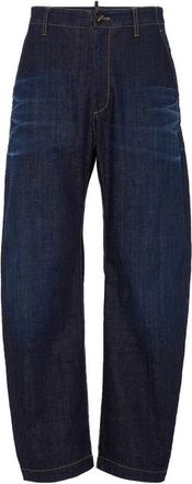 Dsquared2 Contemporary Relaxed-Fit Denim Trousers With Soft Texture