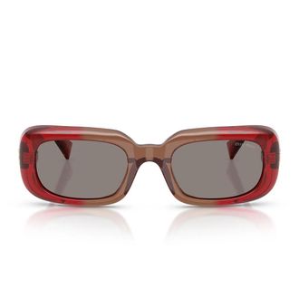 Miu Miu Sunglasses Mub13 S 23 M80 Q Bordeaux/Dark Gray Women
