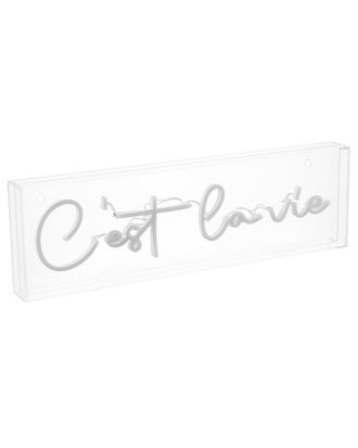 Jonathan Y Designs Jonathan Y Cest La Vie Contemporary Glam Acrylic Neon Lighting
