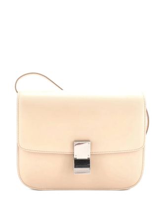 Celine Classic Box Bag Smooth Leather Medium crossbody bag - Beige