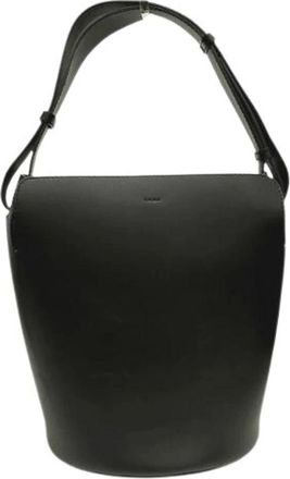 Burberry Bolso de Hombro Pre-owned de Piel - Pre-owned - Mujer - Negro - ONE SIZE