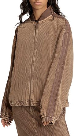 adidas Originals Cotton Corduroy Jacket in Earth Strata at Nordstrom, Size Medium