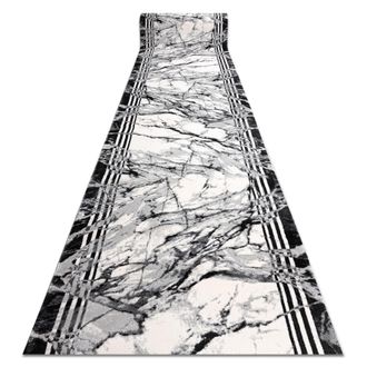 RugsX Rugsx - Alfombra De Pasillo Tuls 51210 Moderna, M&aacute;rmol Antracita 120 Cm Grey 120x1150 Cm