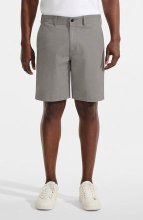 Lands End Knockabout 9 Comfort Waist Classic Fit Chino Short in Wet Cement at Nordstrom, Size 30 X 9