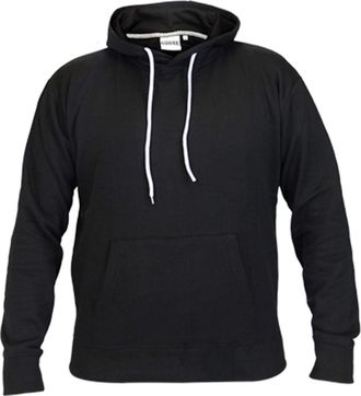 Generic Mens Pullover Hoodies Plain Fleece American Style Hoodie Sweatshirt Tops Black M
