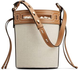 ショルダーバッグ・ポシェット TODS Women Messenger Bags XBWCLNA01T0N2B9O80 Brown Woman BROWN Tod's T Case Tote Messenger Bag in Pony Effect