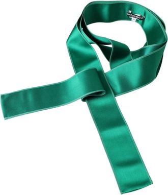 Dolce & Gabbana Bowties - Dames - Riemen - Groen - 2XS - Accessoires