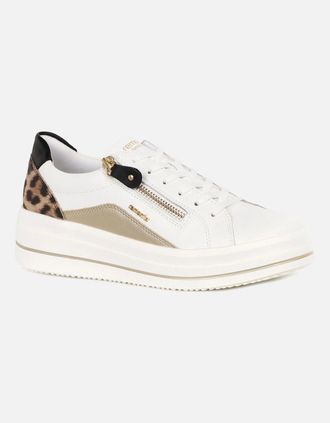 Remonte Womens Magenta Womens Trainers - White Lea Leo - Size: 3.5