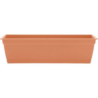 Bloem 24 Inch Dayton Window Box Planter, Coral in Brown at Nordstrom