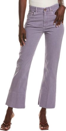 Brunello Cucinelli Lavender Flared Denim Trousers, Brand Size 36 (US Size 2)