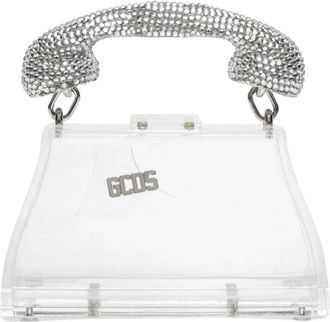 GCDS Call Me Comma Small Bag - Dames - Handtassen - Grijs - ONE Size - Tassen