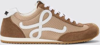 Loewe Ballet Runner 2.0 Suede and Mesh Low-Top Sneakers with Logo