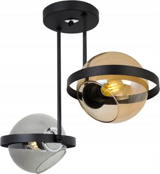 OEM L&aacute;mpara Colgante Moderna Con Anillo De Vidrio Mix