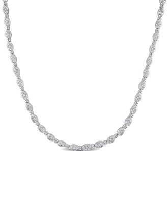 Rina Limor Silver 0.50 Ct. Tw. Diamond Necklace