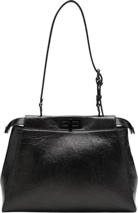 Fendi My Peekaboo Small - Dames - Schoudertassen - Zwart - ONE Size - Leer - Tassen
