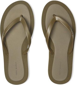 Tory Burch Kira Padded Flip Flop Womens Sandals Wild Olive/Wild Olive : 11 M, Synthetic