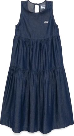 Chocoolate Abito con logo ricamato - Blu