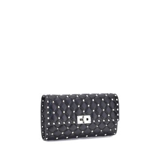 Valentino Garavani Rockstud Spike Shoulder Bag - Black