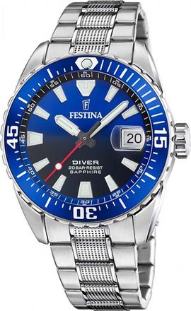 Festina F20669-1 Mens The Originals Watch - Silver - One Size