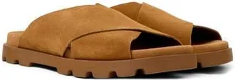 Camper Brutus Slide Sandal in Brown Suede at Nordstrom Rack, Size 42