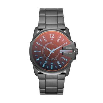 Diesel Mens Master Chief Chronograph, Gunmetal-Tone Stainless Steel Watch