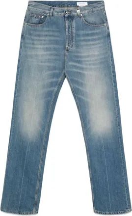 Alexander McQueen Jeans, Heren, Blauw, L, Katoen, Stijlvolle Blauwe Katoenen Jeans