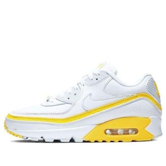 Nike x Undefeated Air Max 90 White Optic Yellow CJ7197-101