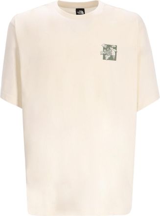 The North Face White Crewneck Graphic Logo T-Shirt