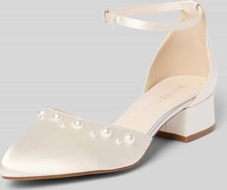 Rainbow Club Pumps mit Ziersteinbesatz Modell Maya in Offwhite, Gr&ouml;&szlig;e 38