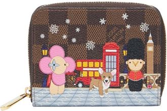 Louis Vuitton Brown Multi-Color Pvc Coin Purse/Coin Case (Pre-Owned)