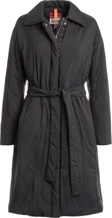 Parajumpers Womens Millicent Black Padded Oversize Long Jacket Nylon - Size Small