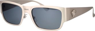 Versace Mens Sunglasses 0ve2262 Silver Metal