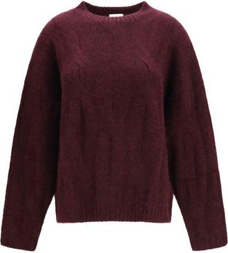 Allude Purple Cashmere Womens Sweater