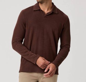 Paige Hammond Polo Shirt In Burnt Ember