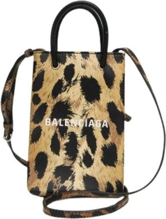 Balenciaga Pre-owned Vintage Cross Body Bag - Dames - Vintage Schoudertas - Veelkleurig - ONE Size - Leer - Vintage