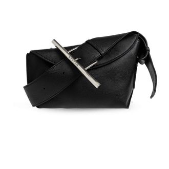 Alexander McQueen Tassen, Dames, Zwart, ONE Size, Leer, Heuptas