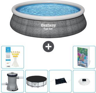 Bestway Piscina Bestway Fast Set Redonda - 457x84 Cm - 7-piezas S328