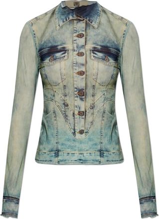 Charlotte Knowles Long Sleeve Tops, female, Green, Size: S Halcyon Top