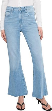 Paige Marlow Skimmer Seamed Beltloops Raw Hem in Santorini Sky Womens Jeans Santorini Sky : 25 30, Cotton/Denim/Polyester