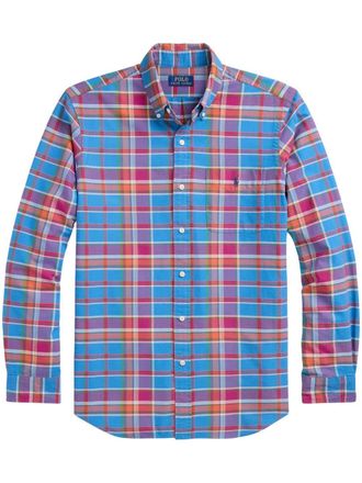 Polo Ralph Lauren Camicia a quadri in popeline - Blu