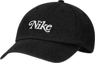 Nike Heritage 86 Washed Strapback Golf Hat Black DH1637-010