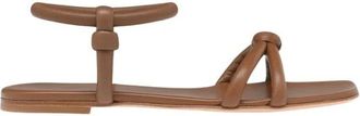 Gianvito Rossi Juno 05 - Dames - Schoenen - Bruin - Maat: 40 1/2 EU Leer