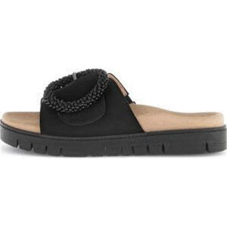 Gabor Schoenen, Dames, Zwart, 37 EU, Comfortabele Slippers voor Dames