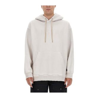 Msgm Msgm, Heren, Sweatshirts & Hoodies, Beige, Maat: S
