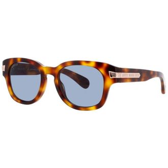 Gucci Mens Blue Rectangular Sunglasses GG1518S002