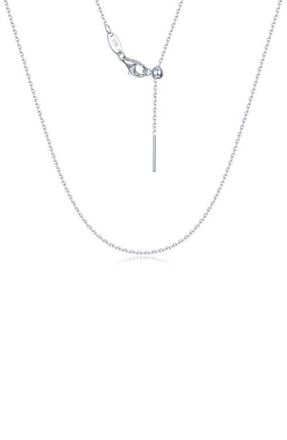 Lafonn Bolo Chain Necklace in Silver at Nordstrom, Size 20
