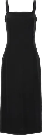 Dolce & Gabbana Milan Stitch Dress Gonne Nero-Donna