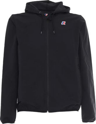 K-Way Jourdain hooded zip-up jacket - men - Polyester - S - Black