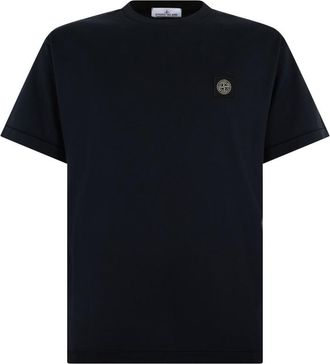 Stone Island Dark Navy Logo T-Shirt
